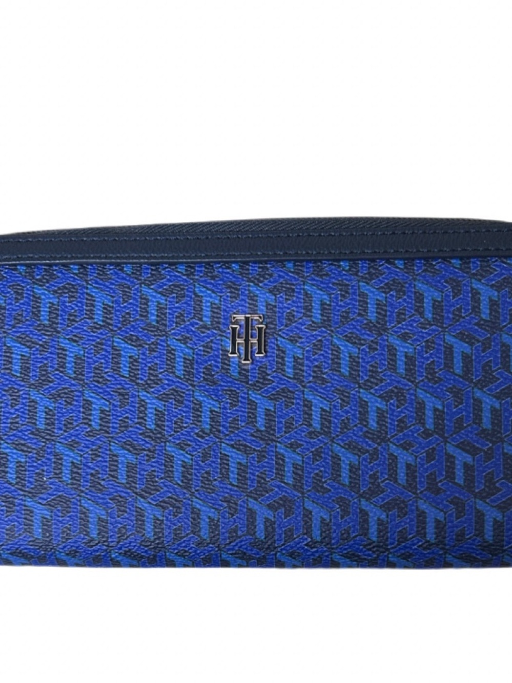 🐈⬛Tommy Hilfiger Navy & Royal Blue Monogram Wallet